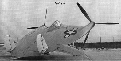 V-173 rear quarter
                      view