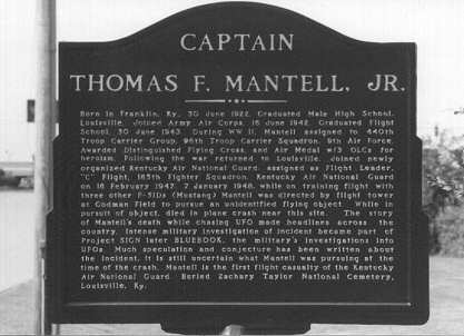 Mantell Historical Marker